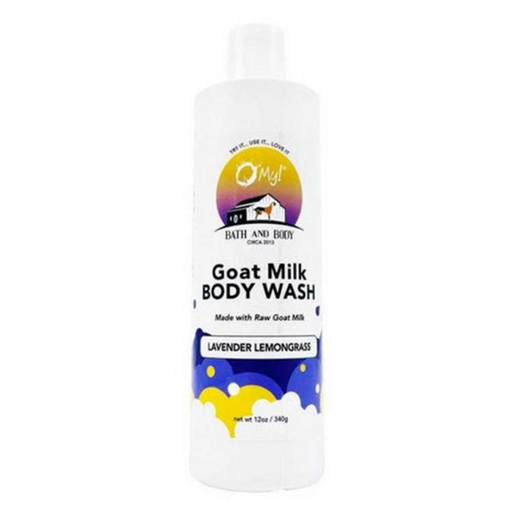 O My! Goat Milk Body Wash Lavender Lemongrass 12Oz (340g)